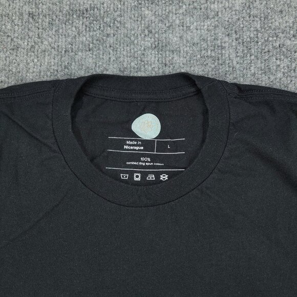 Good Life Shirt Men's Large Black Definition Graphic Tee Crew Neck Short Sleeve - Picture 3 of 12